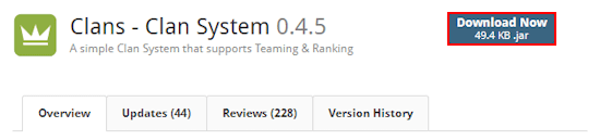 Clans Minecraft Plugin