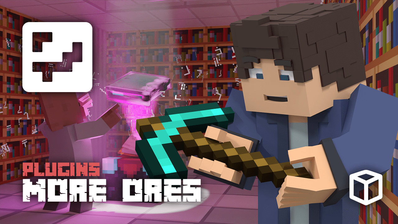 Más minerales Minecraft Plugin