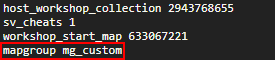 CSGO Workshop Mapgroup Comamnd