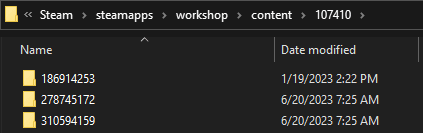 Arma 3 Local Workshop Files