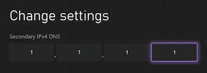 Xbox Secondary IPv4 Address