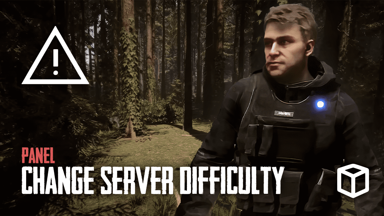 Cómo cambiar la dificultad en un servidor de Sons Of The Forest