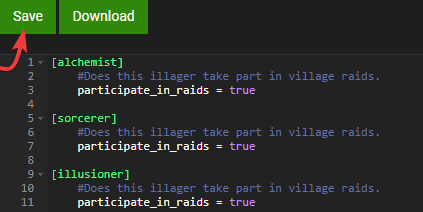 Illager Invasion Mod Settings