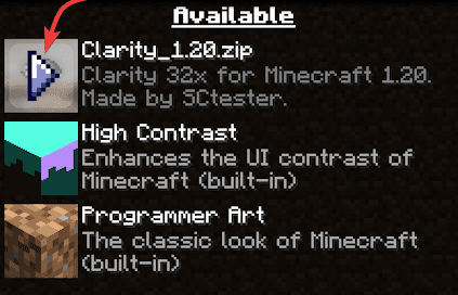 Clarity Resource Pack Minecraft