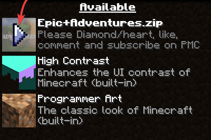 Epic Adventures Resource Pack Minecraft