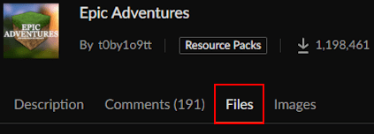 Epic Adventures Resource pack
