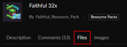 Faithful Resource Pack CurseForge