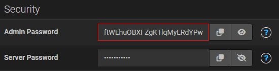 Palworld Admin Password