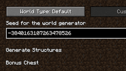 Minecraft Custom Seeds
