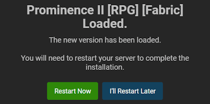 Minecraft Prominence Server