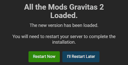 All the Mods Gravitas 2 Server