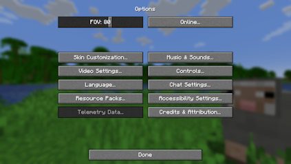 Minecraft 1.20.5 UI