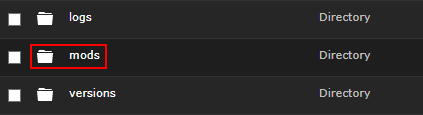 Minecraft Server Mods Folder