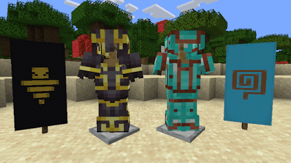Minecraft New Trims and Banner Patterns