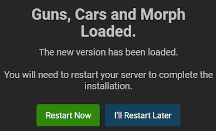 Guns, Cars and Morph Modpack