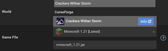 Minecraft Crackers Wither Storm Modpack Server Hosting