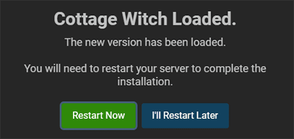 Cottage witch Server Modpack Loaded
