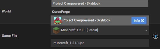 Project Overpowered Server Setup