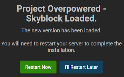 Project Overpowered Modpack Server Hosting