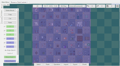 Amulet Minecraft 2D Chunk Editor