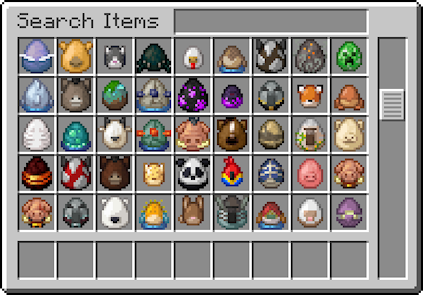 Minecraft new spawn eggs