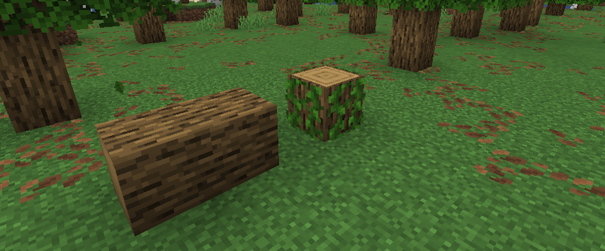 Minecraft fallen trees