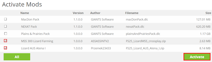 Farming Simulator 25 Server Install Mods