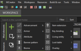 MCreator Workspace