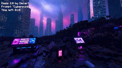 Minecraft Oasis 2.0 Cyberpunk