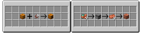 Minecraft Carved Pumpkin and Copper Block Recipes