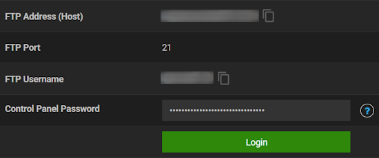 Apex Hosting FTP File Access