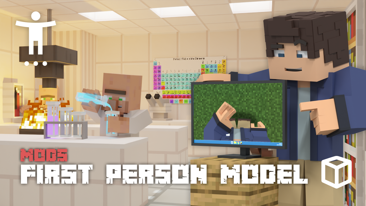 First-Person Model – Mod de Minecraft
