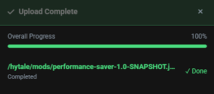 hytale upload complete