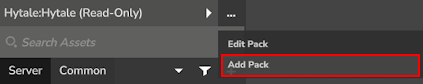 hytale add pack