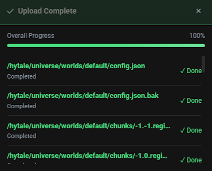 Hytale Singleplayer Only World Transfer