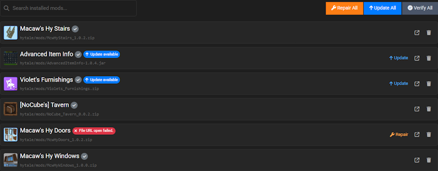Apex Hosting Hytale Modbox Managed Mods