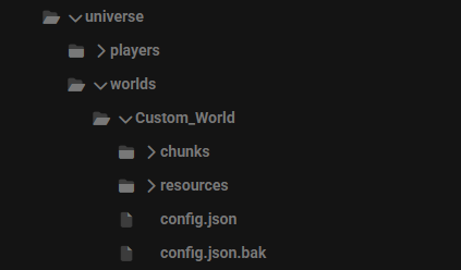 Hytale Server World Config Files