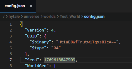 Hytale Server World Seed Guide