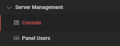 Apex Hosting Console