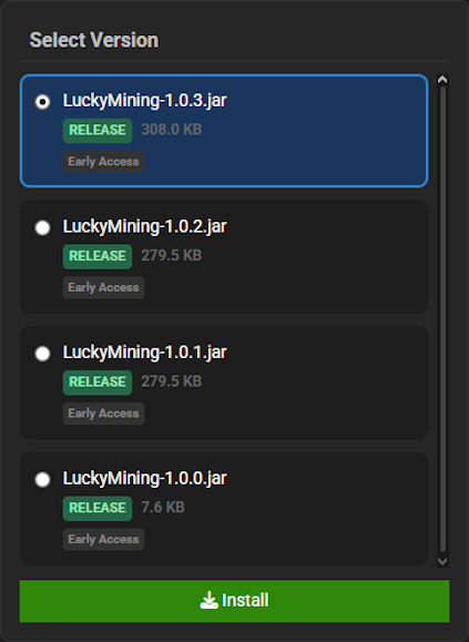 Apex Hosting Modbox Hytale Lucky Mining