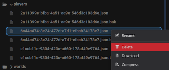 Hytale Delete Player Data