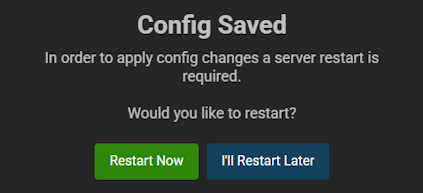 Apex Hosting Restart Now
