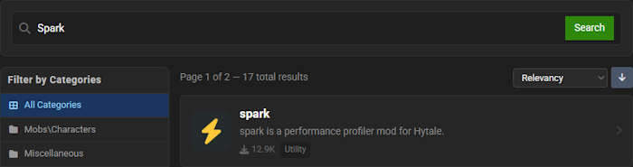 Apex Hosting Spark Mod Hytale
