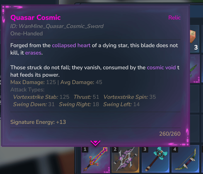 Weapon Stats Viewer Gameplay 1