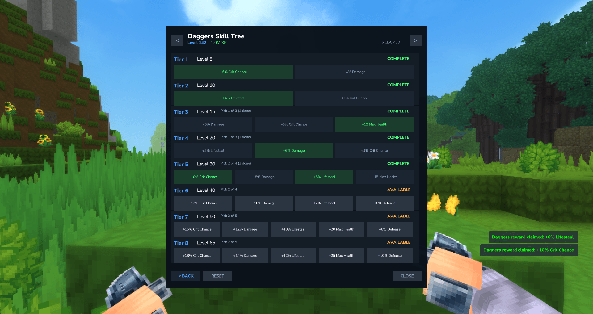 MMO Skill Tree Gameplay 1