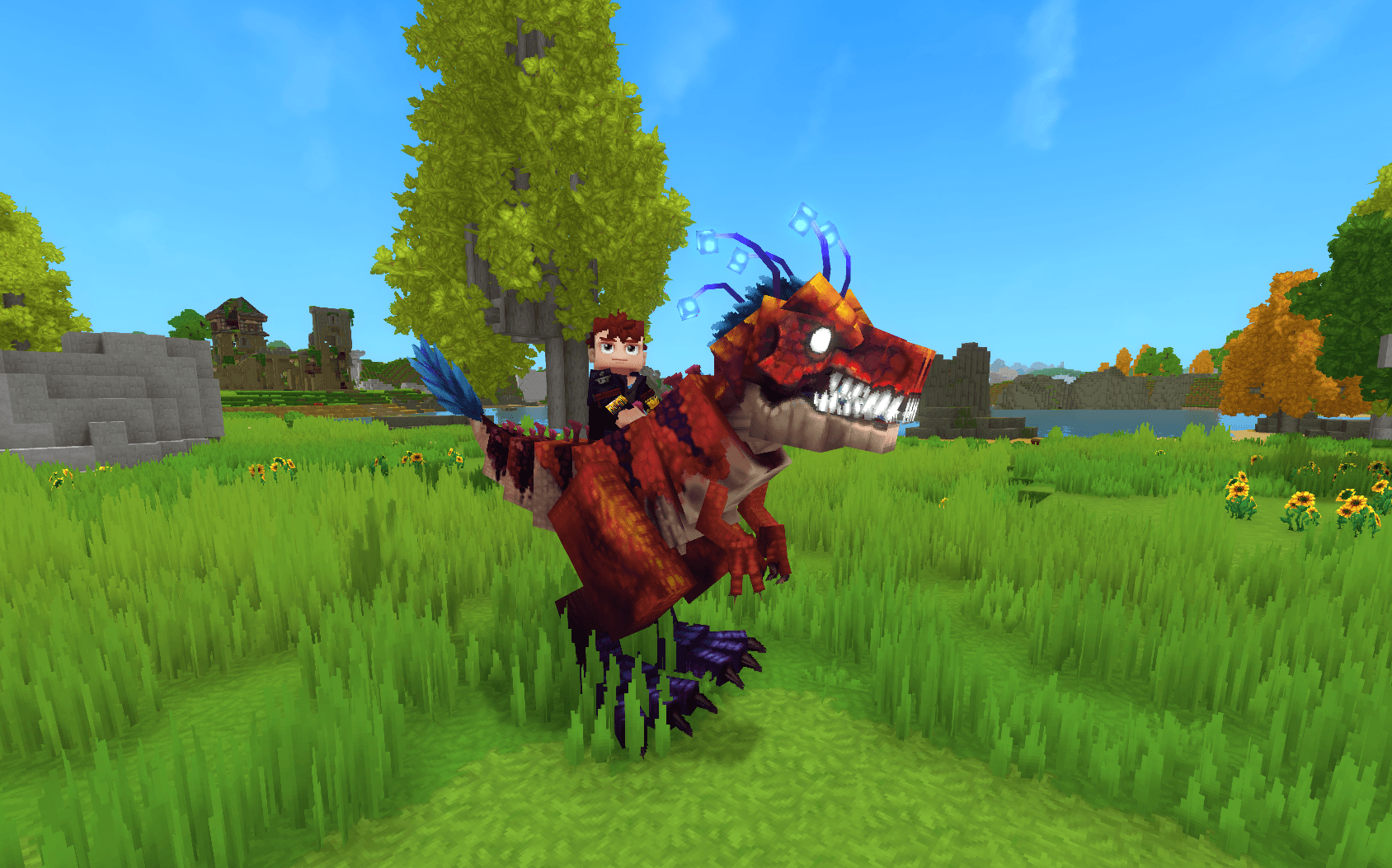 MountableTrexAndRaptor Gameplay 1