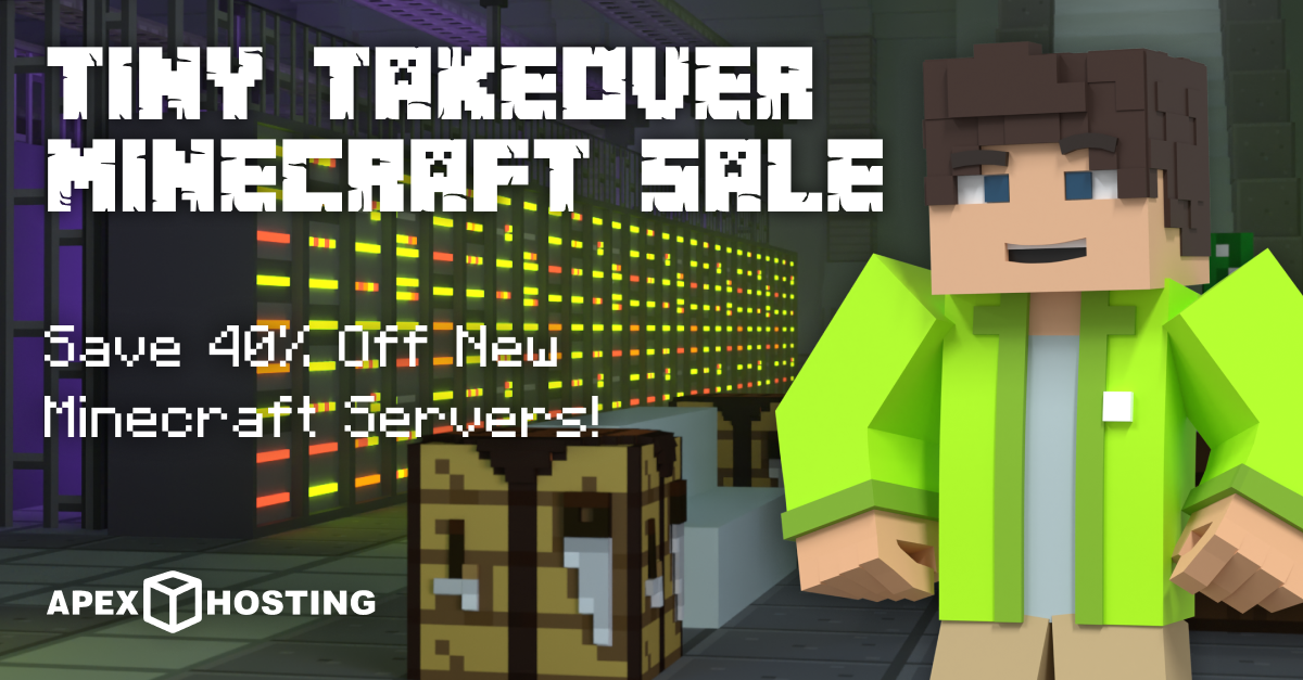 Tiny Takeover Minecraft Sale