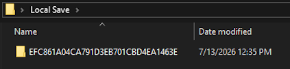 Palworld Save Folder