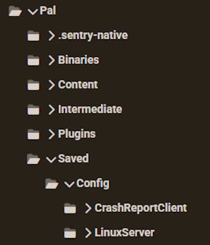Apex Hosting Palworld Config Folder