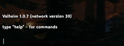 Valheim Console